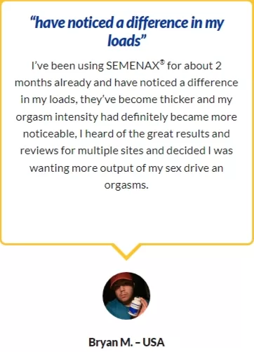 semenax customer testimonials